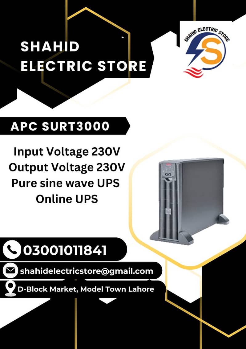 APC UPS 5kva for Industry/Computer/Hospital/Roter/HOME 14