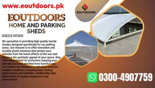 Car Porch Roof Design| Tensile Car Parking| PVC Fabric |Cafe Roof She