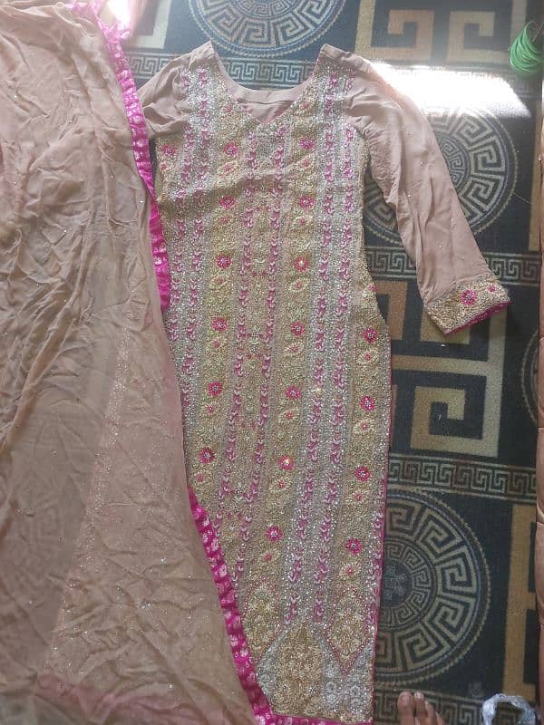 Full Sleeves Maxi And Dupatta Without Trouser 1