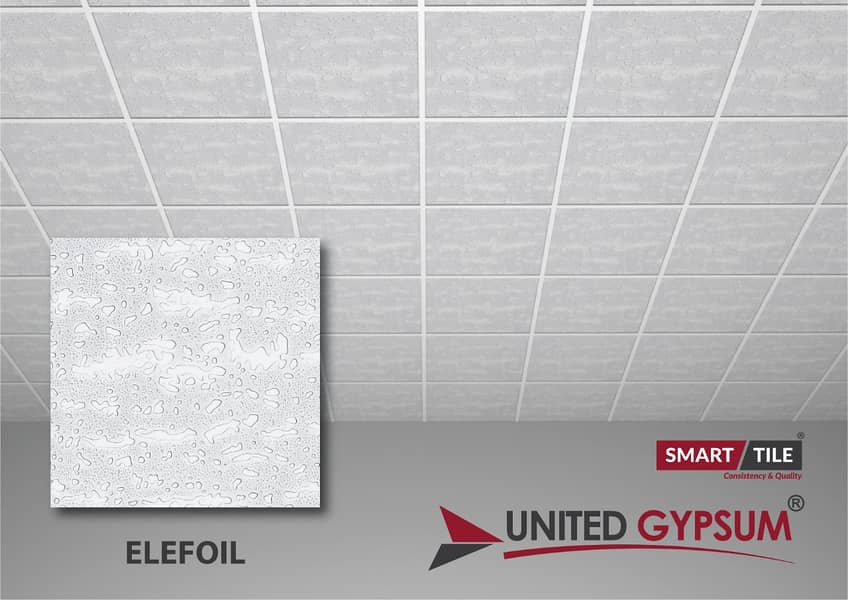 False ceiling - Pvc wall panel - Wpc wallpanel - 2 by 2 Ceiling 10