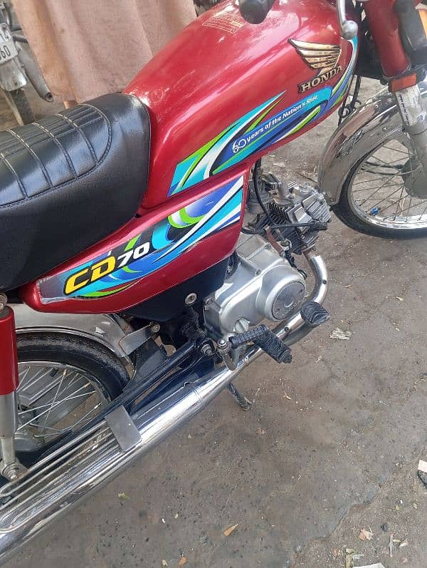 honda CD 70 2016 model condition like new doctor use bike 2