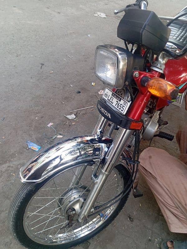 honda CD 70 2016 model condition like new doctor use bike 4