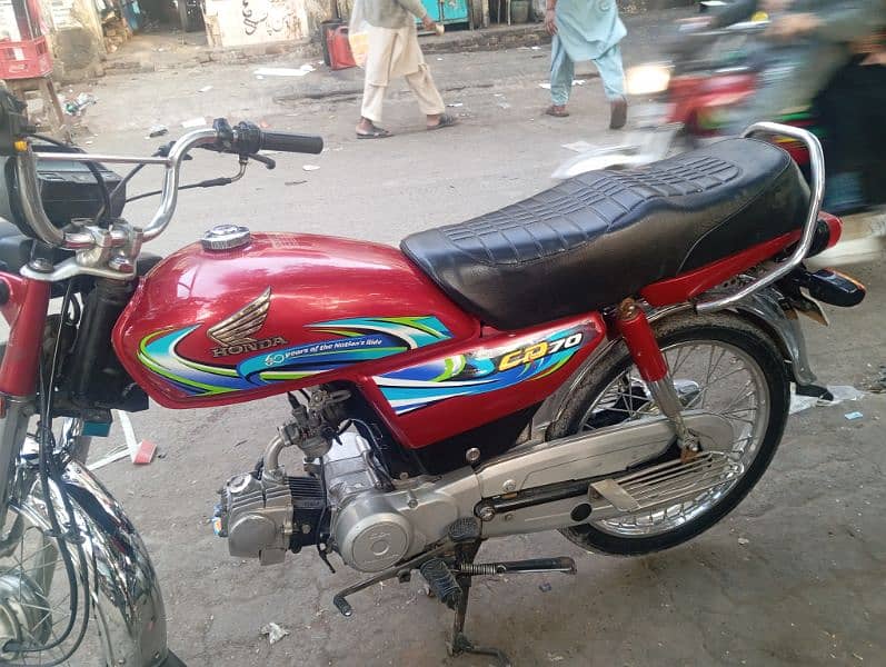 honda CD 70 2016 model condition like new doctor use bike 6