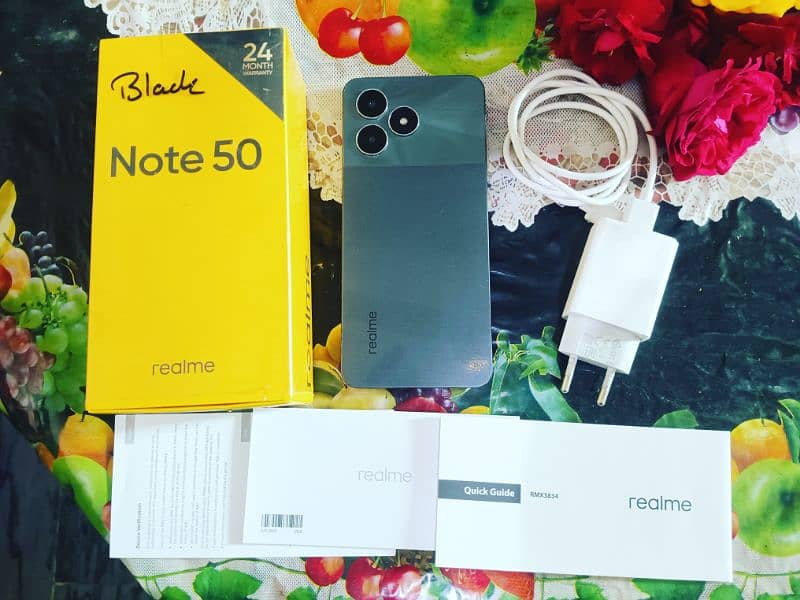 Realme Note 50 10/10 Condition With Complete Box 13+M Warranty u 1