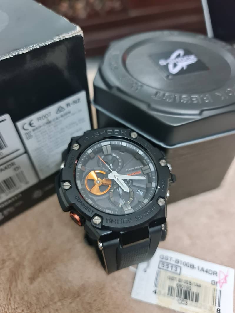 Brand New Casio G-Shock GST-B100B-1A4 Men's Limited Edition Watch 4