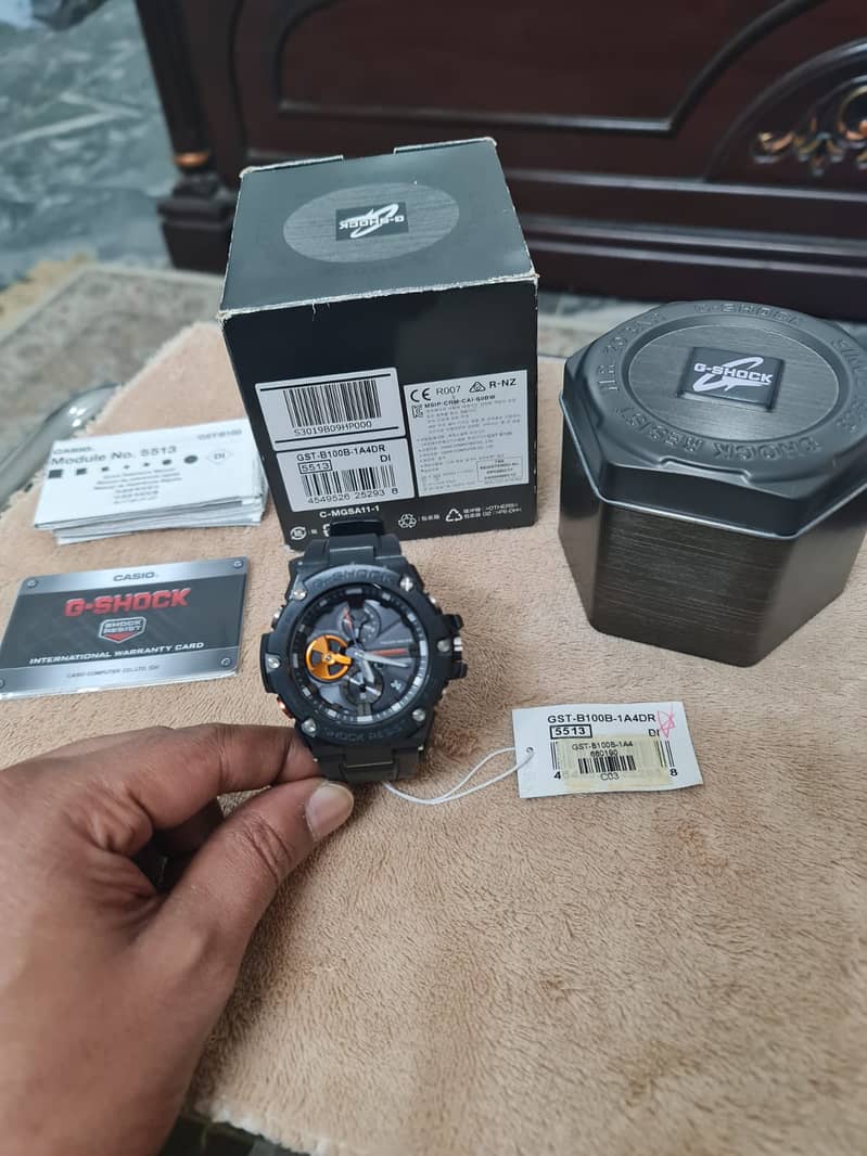 Brand New Casio G-Shock GST-B100B-1A4 Men's Limited Edition Watch 5