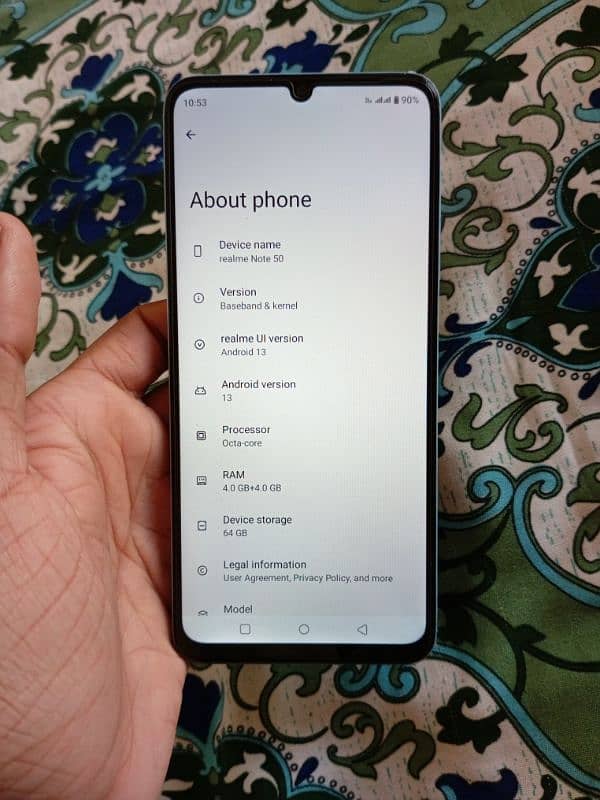 Realme Note 50 (4+4Ram +64gb) with 5000mh battery urgent sale 15