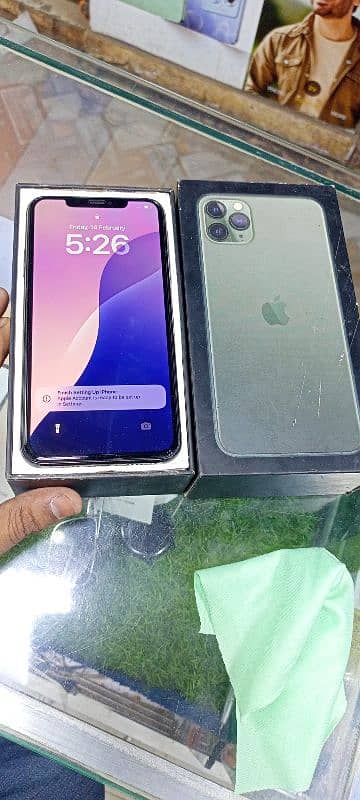 iphone 11 pro max 64gb pta approve with box all orignal 1