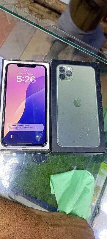 iphone 11 pro max 64gb pta approve with box all orignal 2