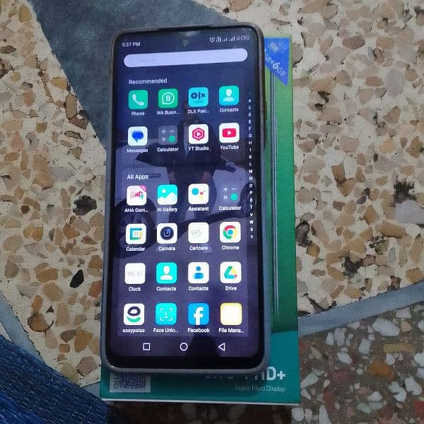 Note 10 Infinix complete box with wereenty card 4