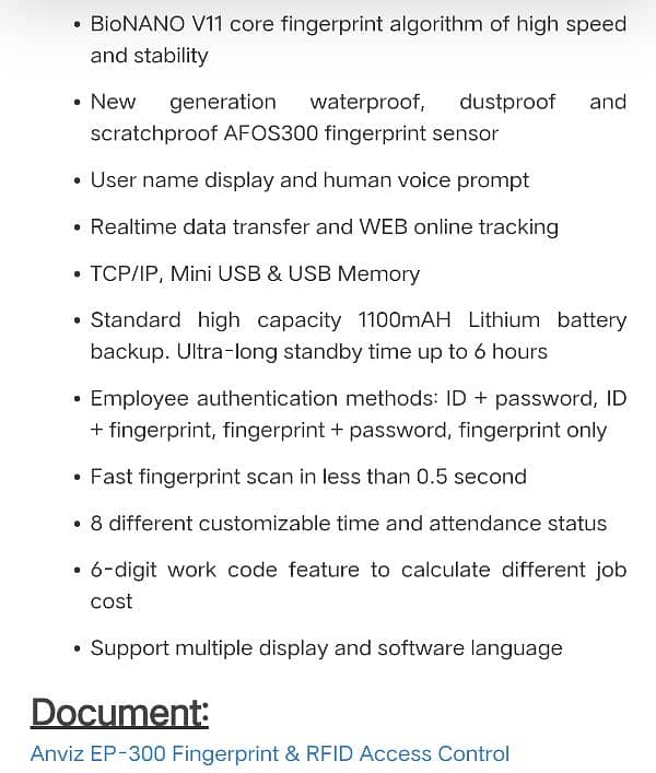 Attendance Biometric Device 7