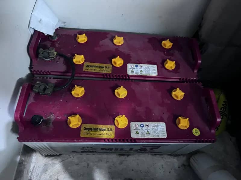 Millat batteries for UPS 1