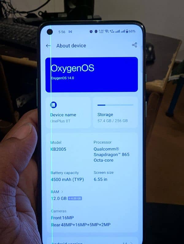 OnePlus 8T dual sim approved 12/256 6