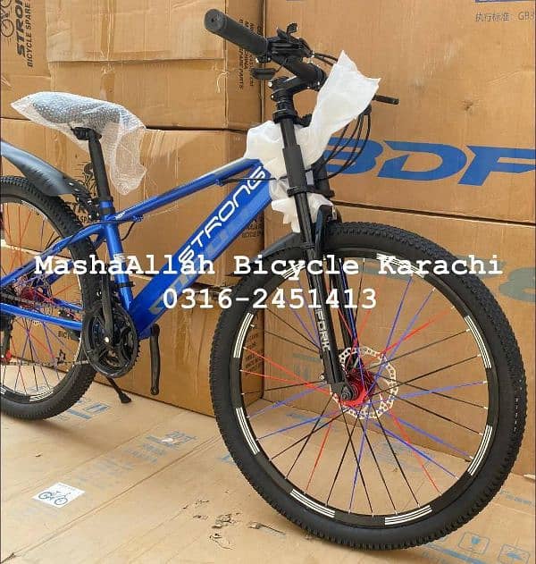 New MTB 26 Size Imported Long Suspension bicycle Racer bicycle 2025 3