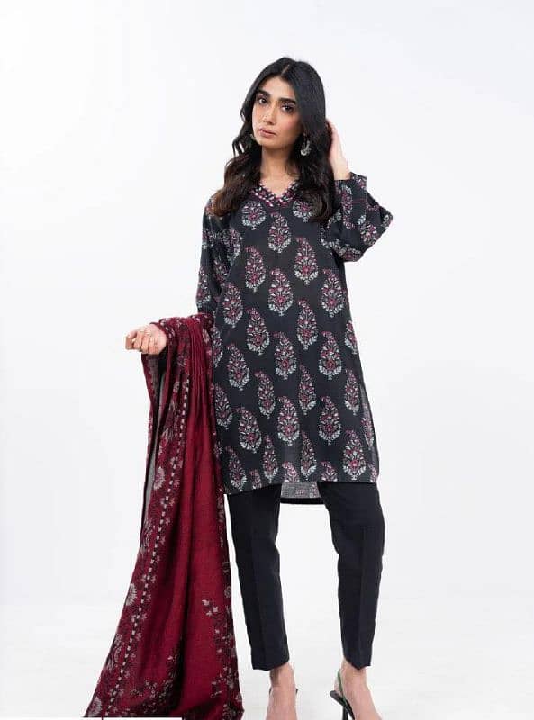 Women's unstitched printed suit _3Pcs 2