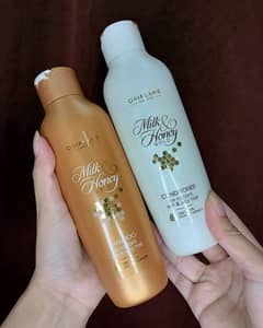 milk and honey/ shampoo/ conditioner