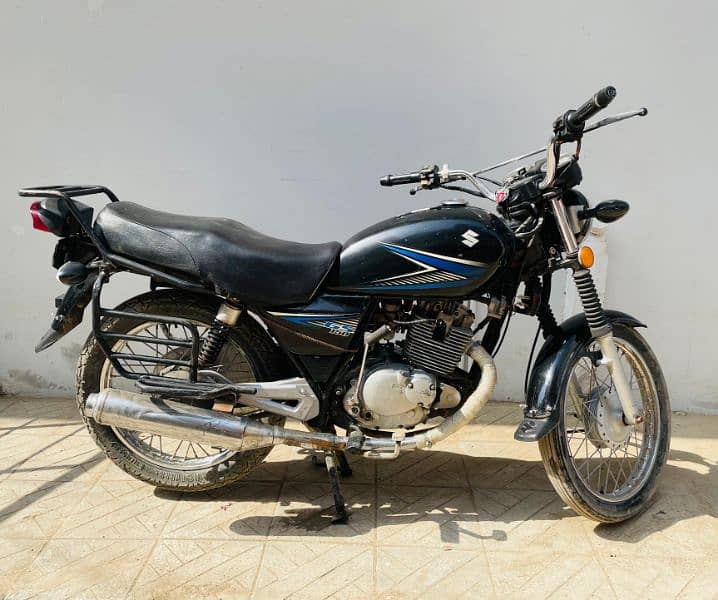 Suzuki GS-150 Model 2014 Karachi Number Self Start 0