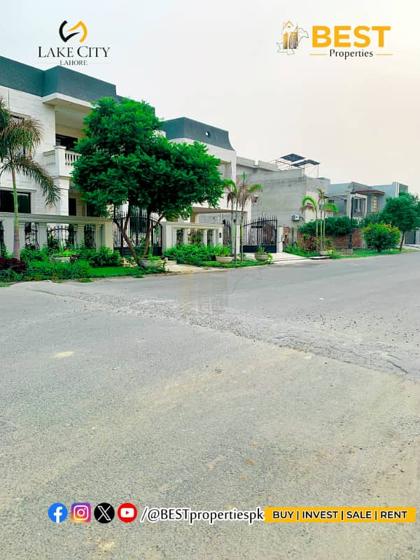 1 Kanal Cheapest Plot for SALE in Block M2 Lake City Lahore 5