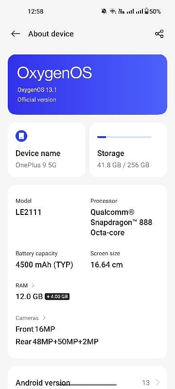 OnePlus 9 Global Dual approved 8