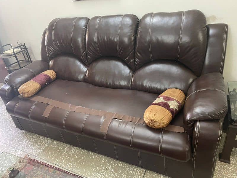 leather sofa set 3