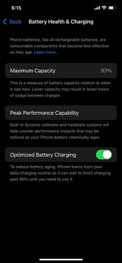 iPhone 12 Pro 128 Gb non PTA 93 battery health