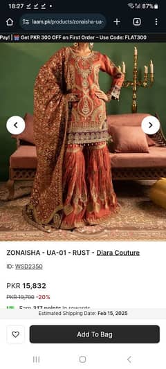 Zonaisha Rust Original Women dress for urgent sale 1 time wear