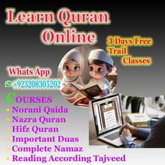 I m onlaine Quran teacher