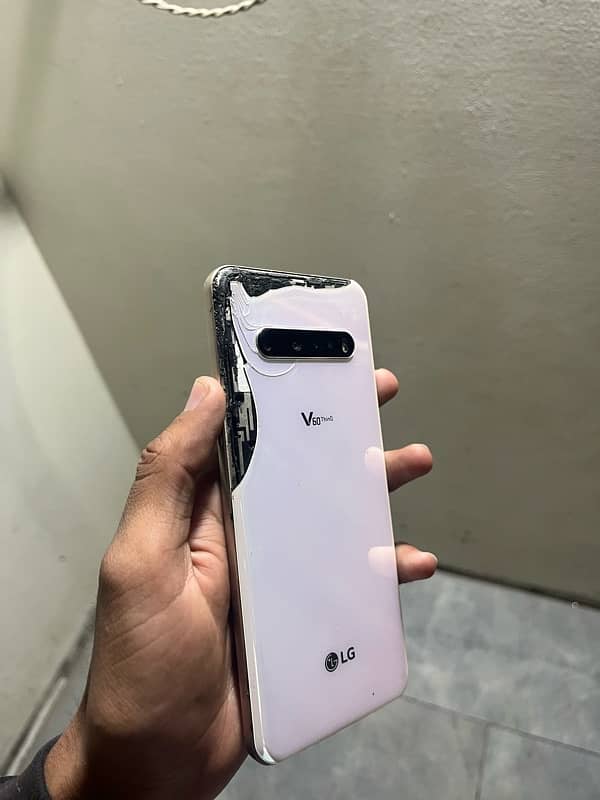 lG v60 pta prove dual sim 8/128 charging strip issue bck crk only sale 6