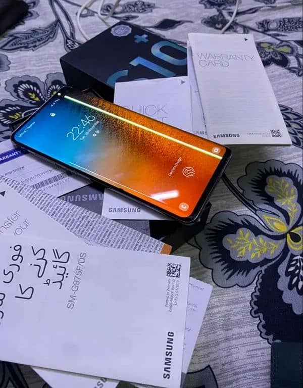 Samsung s10 plus dual sim approved with box 6