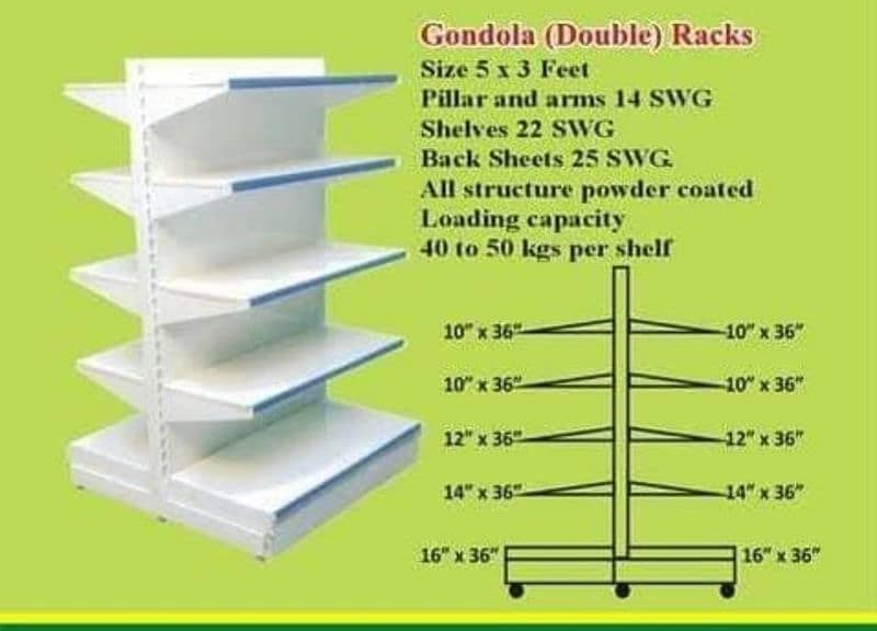 display store racks cash counter available 1