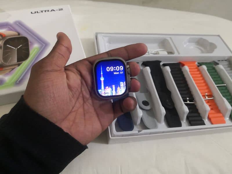 Smart Watch Ultra 9 with 7 Straps 7