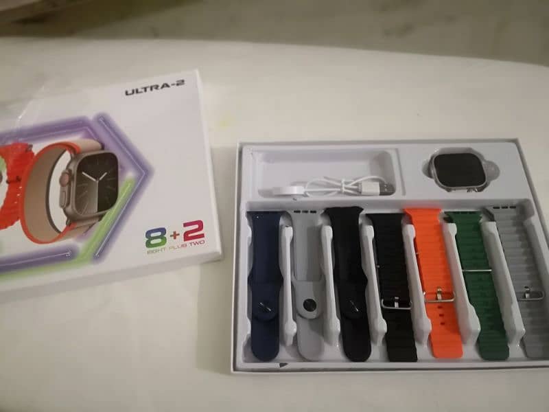 Smart Watch Ultra 9 with 7 Straps 8