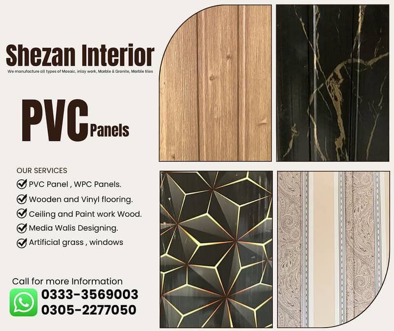 PVC Wall Panels - Media Wall Panel - WPC Wall Panel - False Ceiling 0