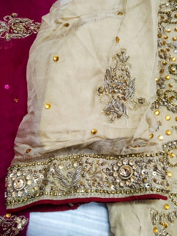 Heavy Zarri work Bridal Dress for Sales (Barat Valima) 5