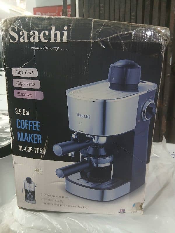 brand new saachi coffee maker 1