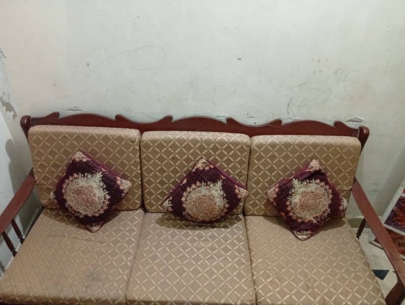 5 seater Sofa set premium wood 1