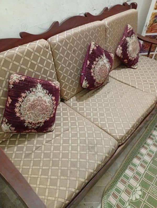 5 seater Sofa set premium wood 2