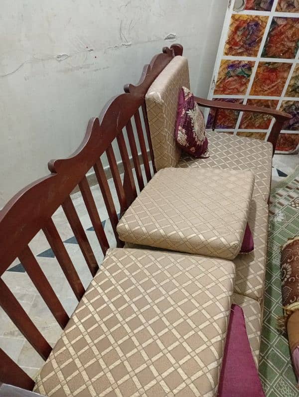 5 seater Sofa set premium wood 8