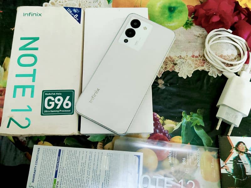 Infinix Note 12 G96 8+8Gb/128Gb No Open Repair With Complete Box 8