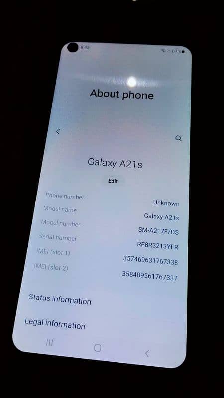 Samsung A21s for sale 1