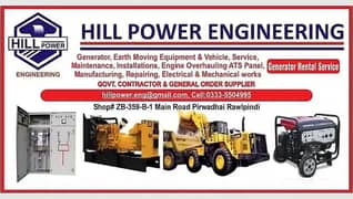 Commercial & Industrial Generator Rental & Repair maintainance