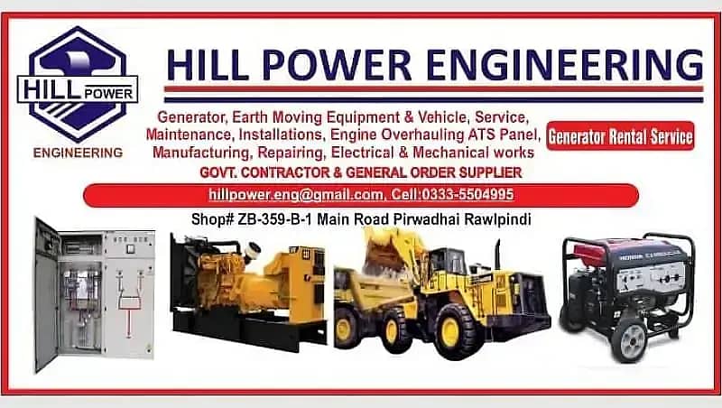 Commercial & Industrial Generator Rental & Repair maintainance 0