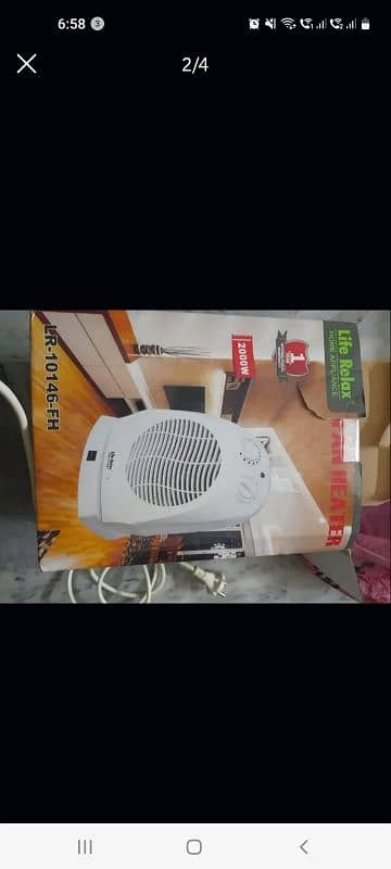 electric fan heater brand new 1