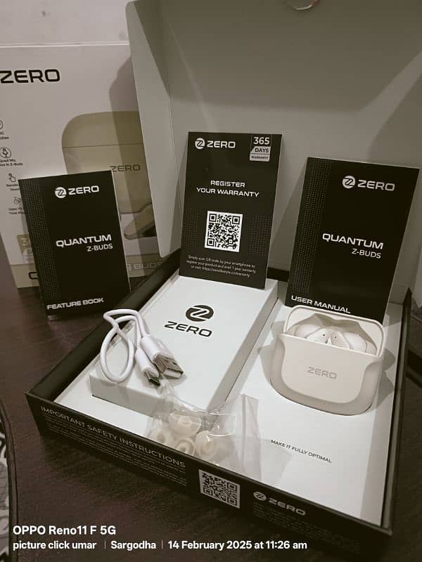 ZERO, QUANTUM Z BUDS (brand new condition) 0