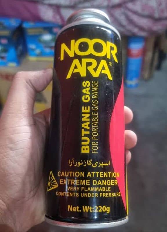 NOOR ARA, Portable Stove Butane Gas Cartridge (IRANI) 1