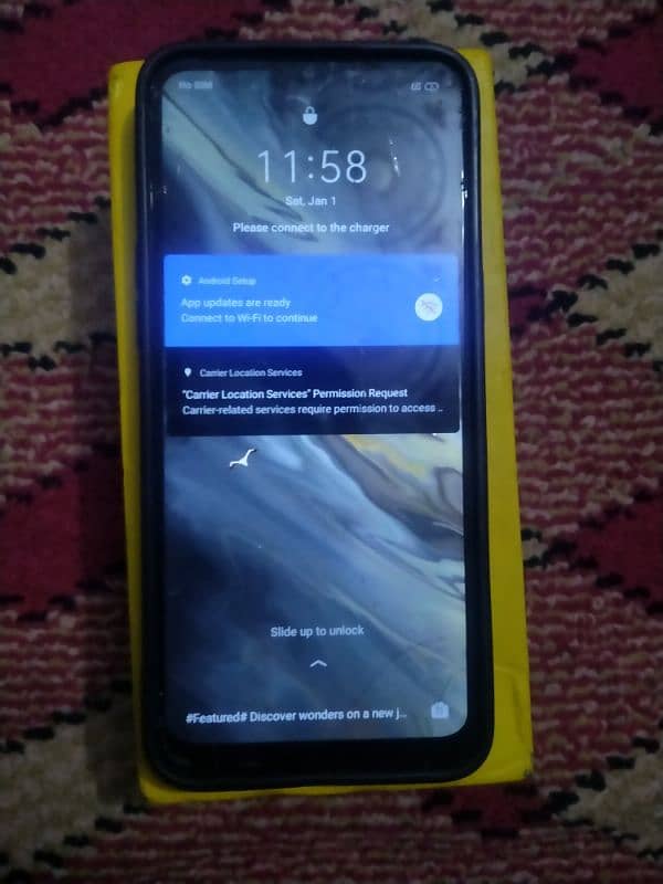 Realme 5i With Box 4 64 Just glass crack 03172914918 0