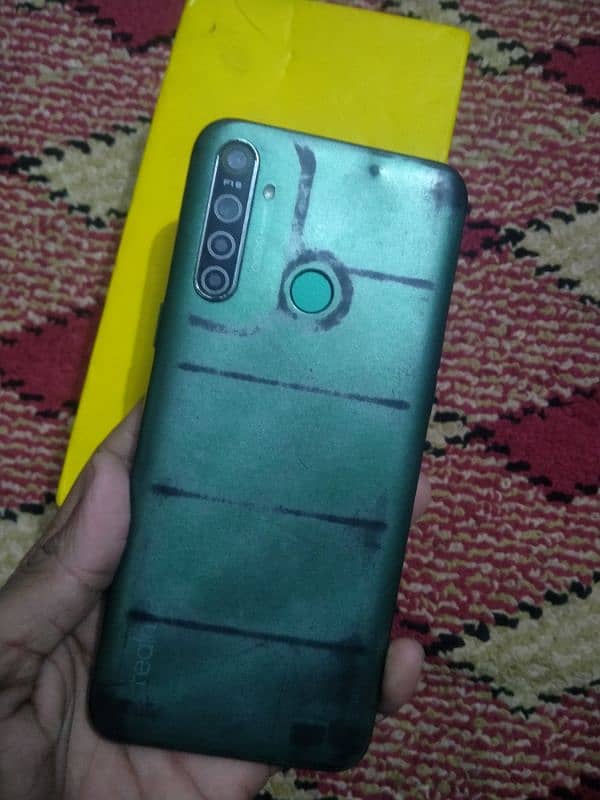 Realme 5i With Box 4 64 Just glass crack 03172914918 1