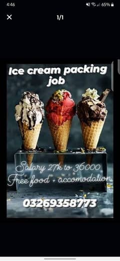 needs staff hico ice cream jobs available in lahore