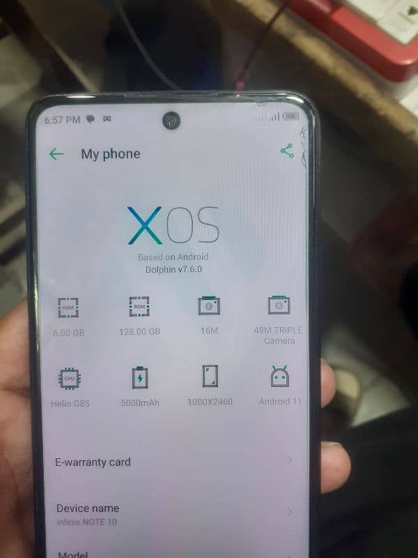 infinix note 10 ram memory 6/128 my contact  03074974805 0