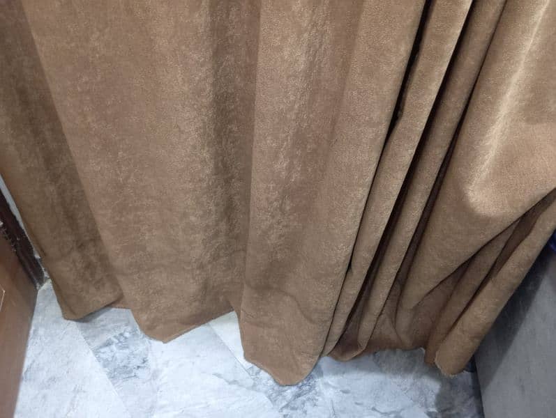 5 curtain velvet brown colour 2